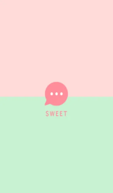 [LINE着せ替え] SweetColor♡ピーチ×メロンソーダの画像1