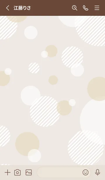 [LINE着せ替え] オシャレな丸6の画像2