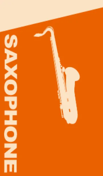 [LINE着せ替え] Saxophone CLR 朱色の画像1