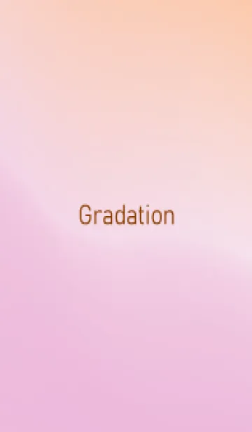 [LINE着せ替え] gradation-ORANGE&PINK-14の画像1
