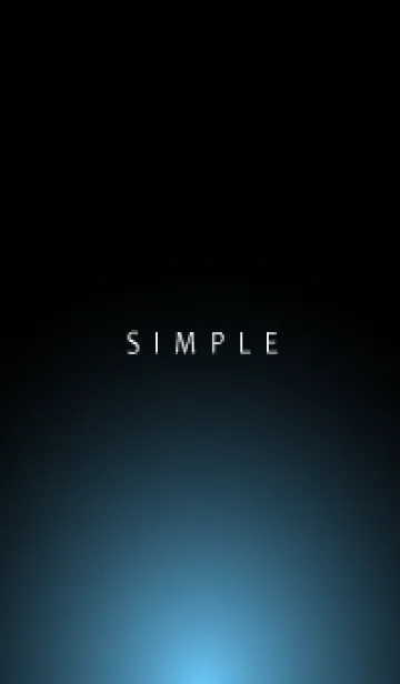 [LINE着せ替え] Simple Light -COOL BLACK- 3の画像1