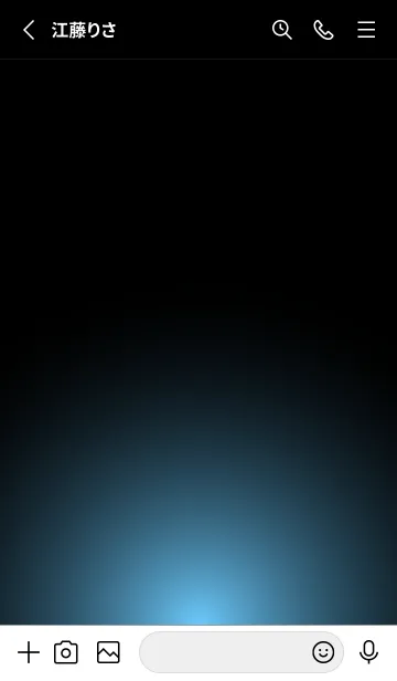 [LINE着せ替え] Simple Light -COOL BLACK- 3の画像2