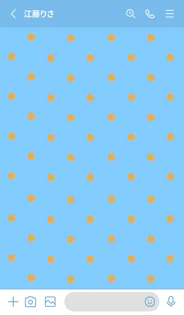 [LINE着せ替え] シンプル ミニ ドット 285の画像2