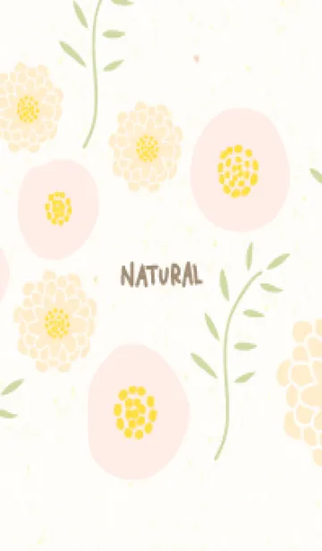 [LINE着せ替え] 丸くて可愛い花23の画像1