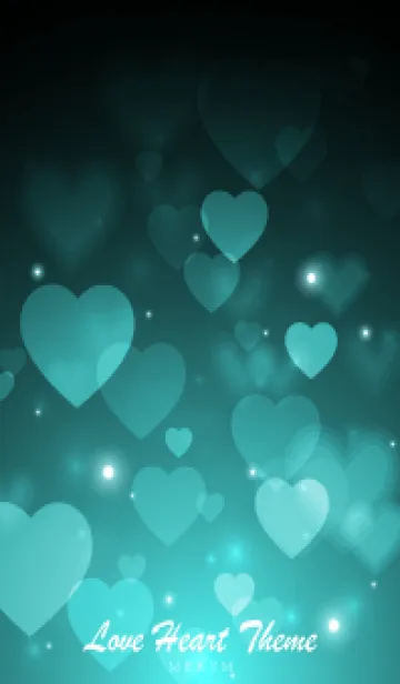 [LINE着せ替え] Love Heart Theme -FOG BLUE-の画像1