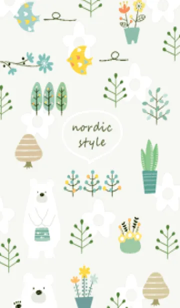 [LINE着せ替え] green♡relax07_1の画像1