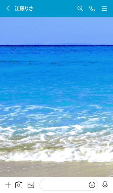 [LINE着せ替え] The Beach Theme 33の画像2