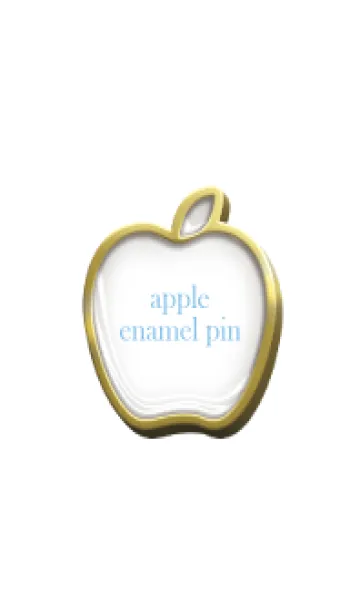 apple Enamel Pin 58の着せ替えメイン画像