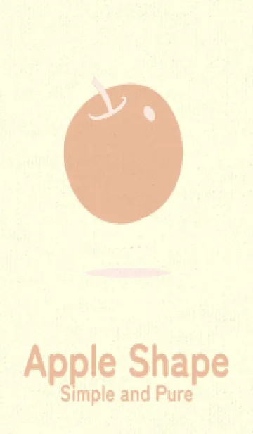 [LINE着せ替え] りんご型のきせかえ ディープベビーピンクの画像1