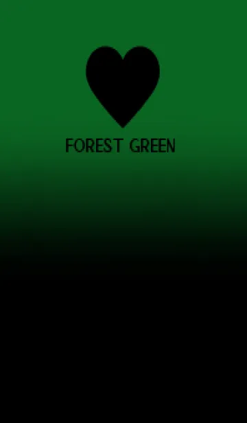 [LINE着せ替え] Black & Forest Green Theme V.5 (JP)の画像1