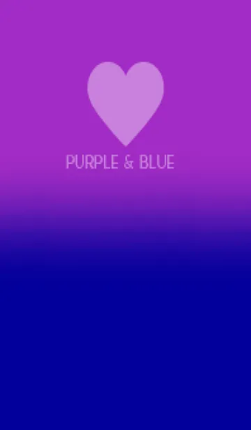 [LINE着せ替え] Blue& Purple Theme V6 (JP)の画像1