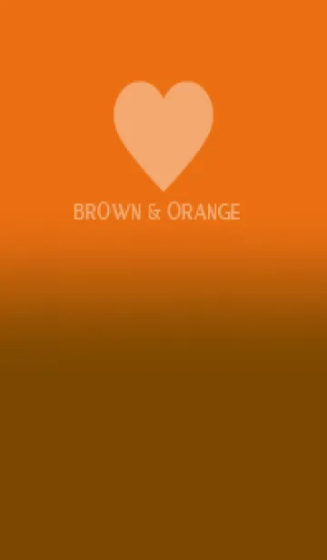 [LINE着せ替え] Brown & Orange Theme V6 (JP)の画像1