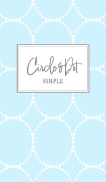 [LINE着せ替え] 幸せを呼ぶ♡Circle ベビーブルーの画像1