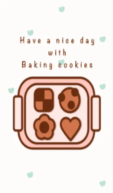 [LINE着せ替え] Baking cookies 6の画像1