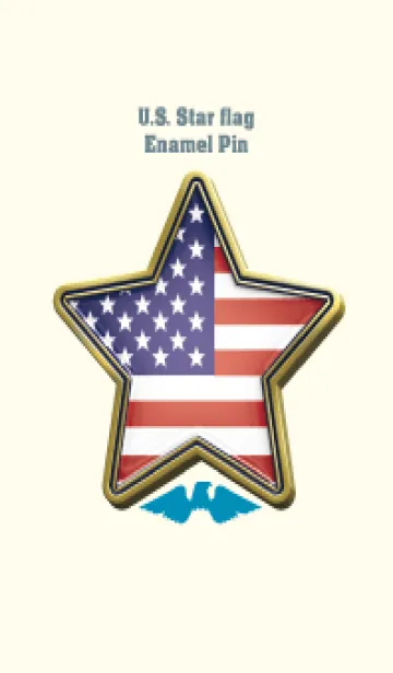 [LINE着せ替え] U.S. Star flag Enamel Pin 56の画像1