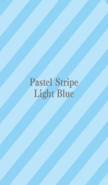 [LINE着せ替え] Pastel Stripe-Blue (S edit)の画像1