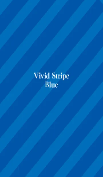 [LINE着せ替え] Vivid Stripe-Blue (S edit)の画像1