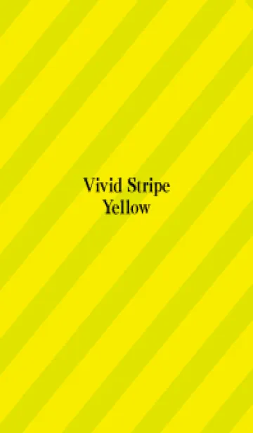 [LINE着せ替え] Vivid Stripe-Yellow (S edit)の画像1