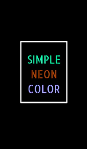 [LINE着せ替え] ネオン カラー アイコン 4の画像1