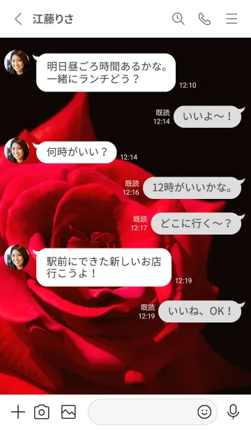 [LINE着せ替え] Ladybird Symbol of good luck #5-30の画像3