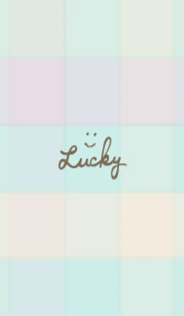 [LINE着せ替え] くすみチェック柄4の画像1