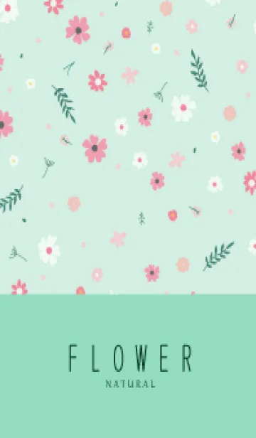 [LINE着せ替え] FLOWER MINT GREEN -NATURAL-28の画像1