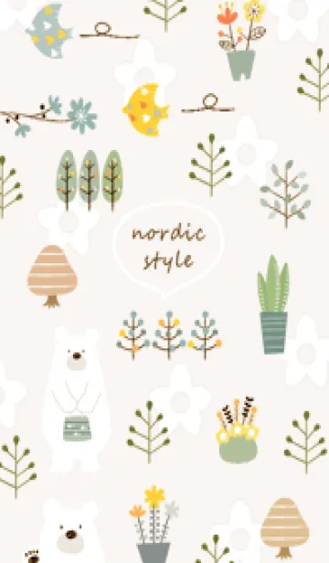 [LINE着せ替え] beige♡relax05_1の画像1