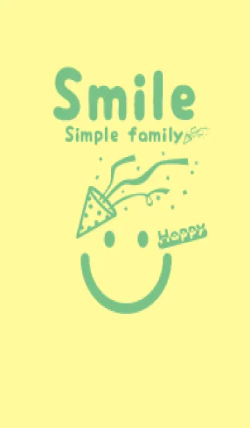 [LINE着せ替え] スマイル＆ハッピー ライトクリームの画像1