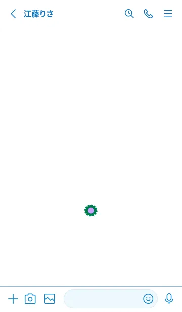 [LINE着せ替え] ミニ フラワー __47の画像2