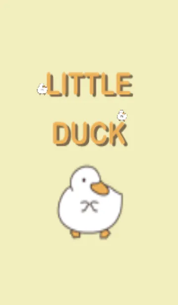 [LINE着せ替え] cute little white ducks v.1の画像1