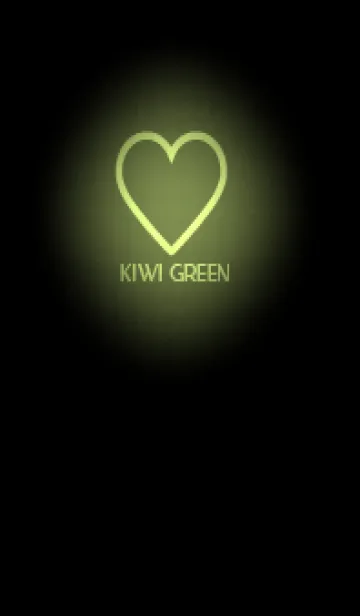 [LINE着せ替え] Kiwi Green Neon Theme V5 (JP)の画像1