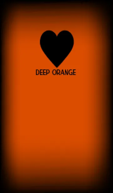 Black & Deep Orange Theme V5 (JP)の着せ替えメイン画像