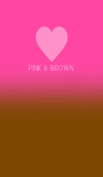 [LINE着せ替え] Brown & Pink Theme V6 (JP)の画像1