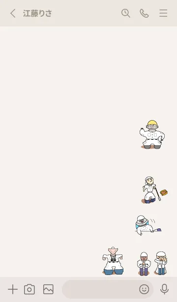 [LINE着せ替え] もし、土偶が作業員だったら…の画像2