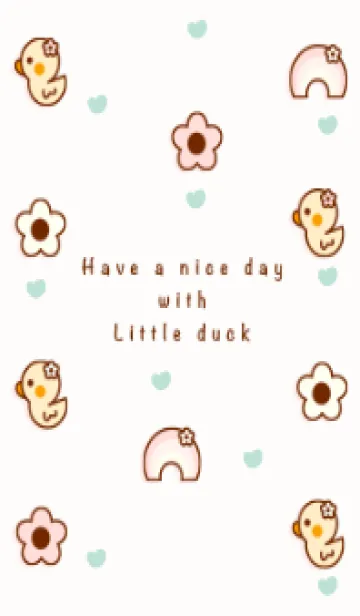 [LINE着せ替え] Baby duck theme 11の画像1