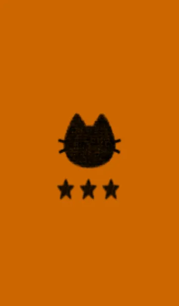 [LINE着せ替え] ねことお星さま(black1-02)の画像1
