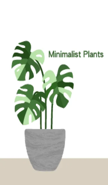 [LINE着せ替え] Minimalist Plantsの画像1