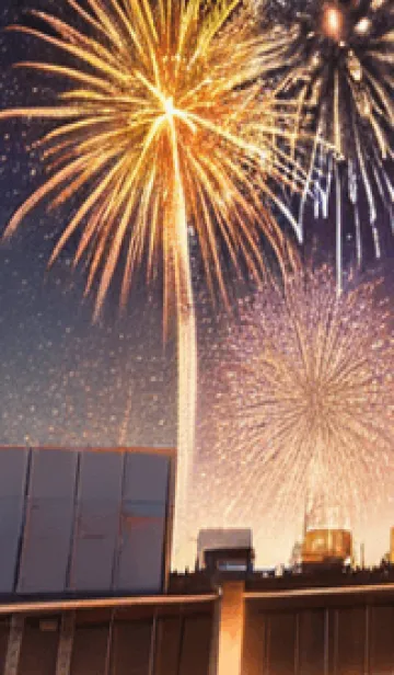 [LINE着せ替え] 夏夜のカケラ#IaA14。の画像1