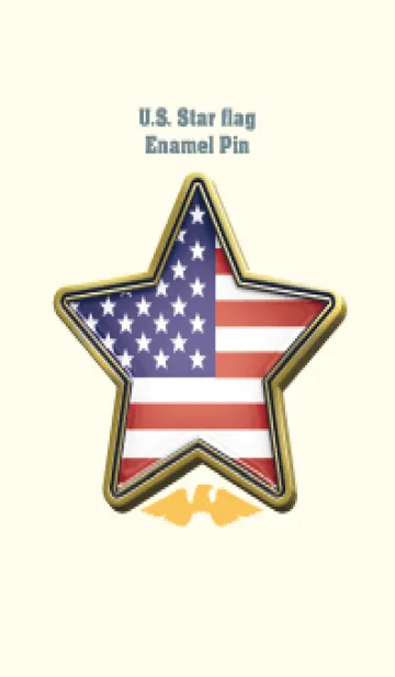 [LINE着せ替え] U.S. Star flag Enamel Pin 58の画像1