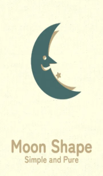 [LINE着せ替え] 月型の着せかえ 錆納戸の画像1