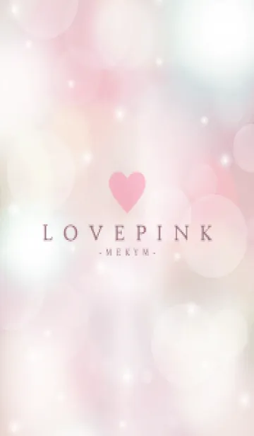[LINE着せ替え] LOVE PINK - MEKYM 13の画像1