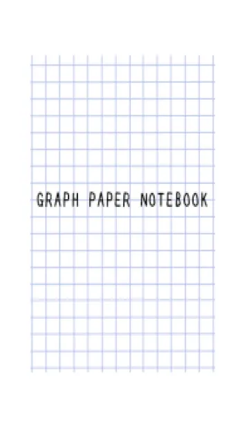 [LINE着せ替え] 方眼紙の着せかえ/ブルーグレイ/ホワイトの画像1