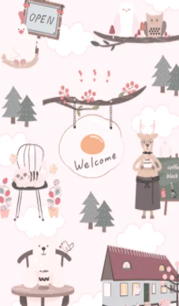 pink♡森のカフェ10_1の着せ替えメイン画像