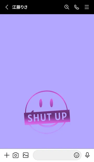 [LINE着せ替え] スマイル グラデーション .21の画像2