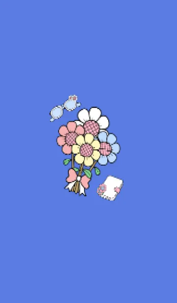 [LINE着せ替え] Flower lover(minimal)の画像1