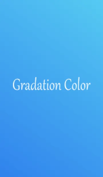 [LINE着せ替え] Gradation Color *Blue 4*の画像1