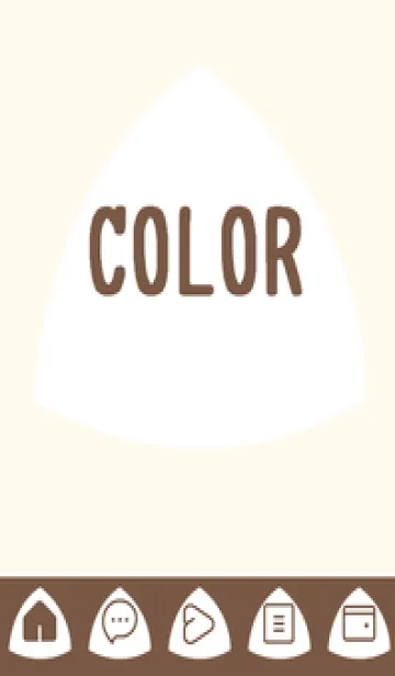 [LINE着せ替え] beige color L39の画像1