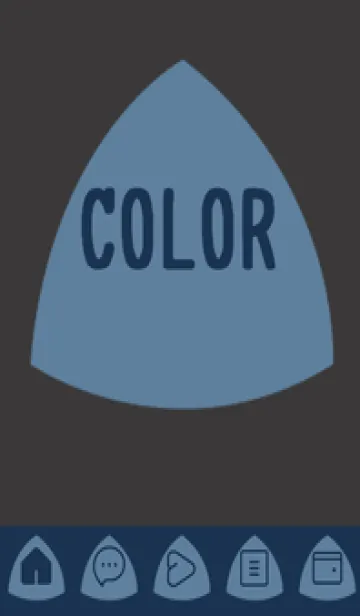 [LINE着せ替え] blue color L40の画像1