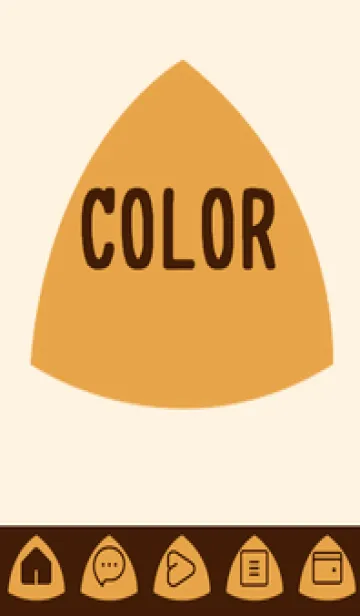 [LINE着せ替え] brown color L39の画像1