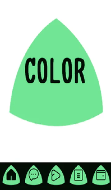 [LINE着せ替え] green color L72の画像1